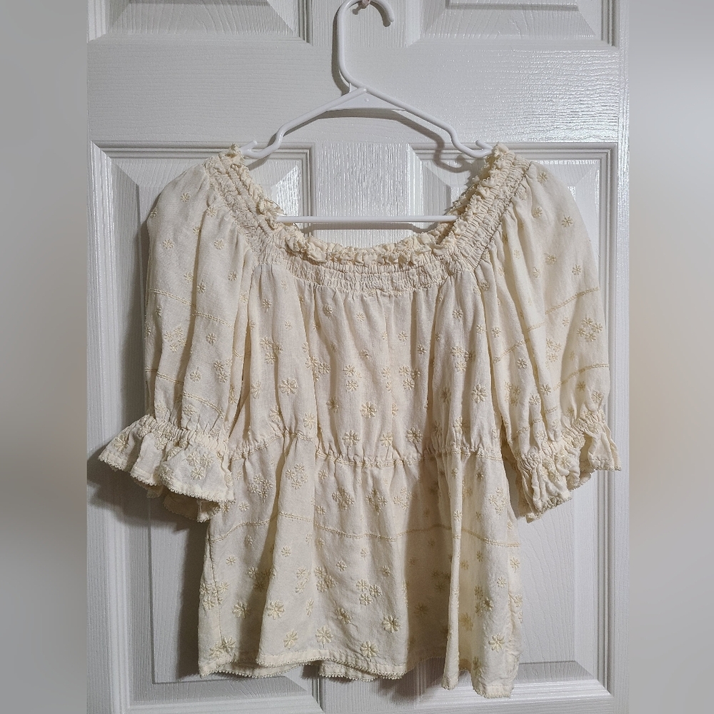 Old Navy Baby Doll Top Cream